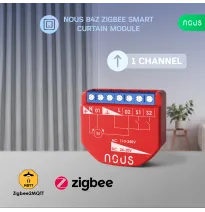 Releu inteligent pentru perdele si draperii Nous B4Z ZigBee, 1 canal