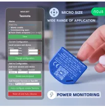 Releu wireless Nous B3T PM, 16A, Tasmota, Matter, Monitorizare energie,Modul Cortina - 2 canale, ESP32