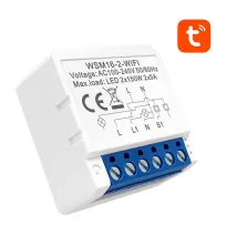 Releu smart Wi-Fi Avatto WSM16-W2, 2 canale, 5A pe canal, Tuya