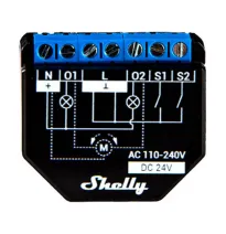 Shelly Plus 2PM – Releu inteligent WiFi, 2 canale, 16A, cu monitorizare consum