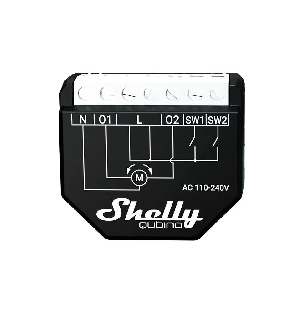 Shelly Qubino Wave Shutter – Releu inteligent Z-Wave pentru control jaluzele, rulouri, 10A