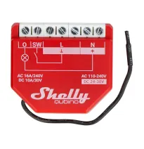 Shelly Qubino Wave 1PM – Releu inteligent Z-Wave, 1 canal, 16A, cu monitorizare consum
