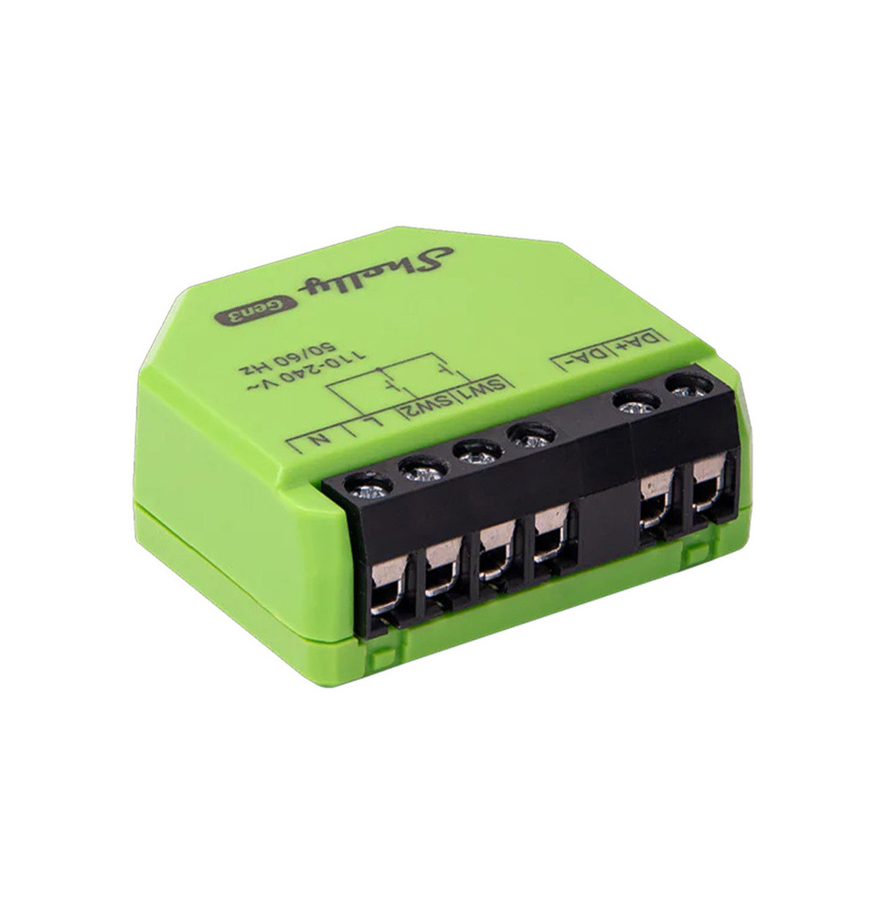 Shelly DALI Dimmer Gen3 – Controler inteligent de iluminat pentru sistem DALI, WiFi/Bluetooth, cu reglare intensitate
