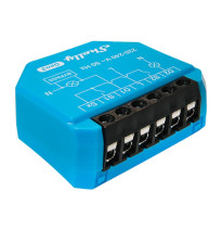 Shelly 2L Gen3 – Releu inteligent WiFi pentru iluminat, 2 canale, funcționare fără nul, cu Bypass inclus
